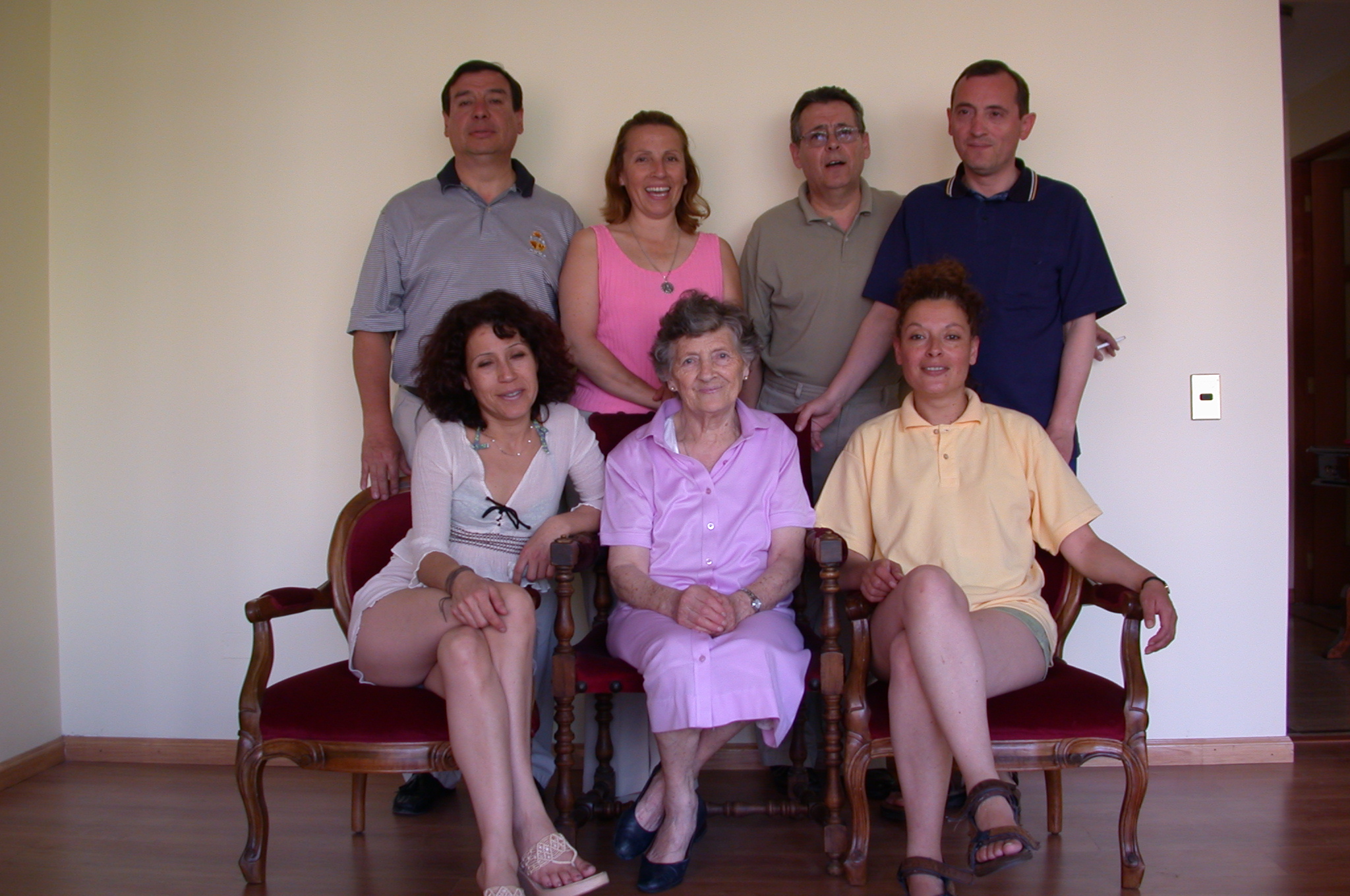 Chile 2004 136 Mamy and all of us ivo, mami, alita & papo